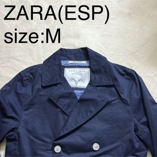 ザラ(ZARA)のZARA(ESP)ビンテージコットンピーコート(ピーコート)