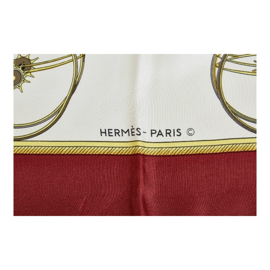 美品 HERMES PARIS 折りたたみ式幌の馬車 シルクスカーフ
