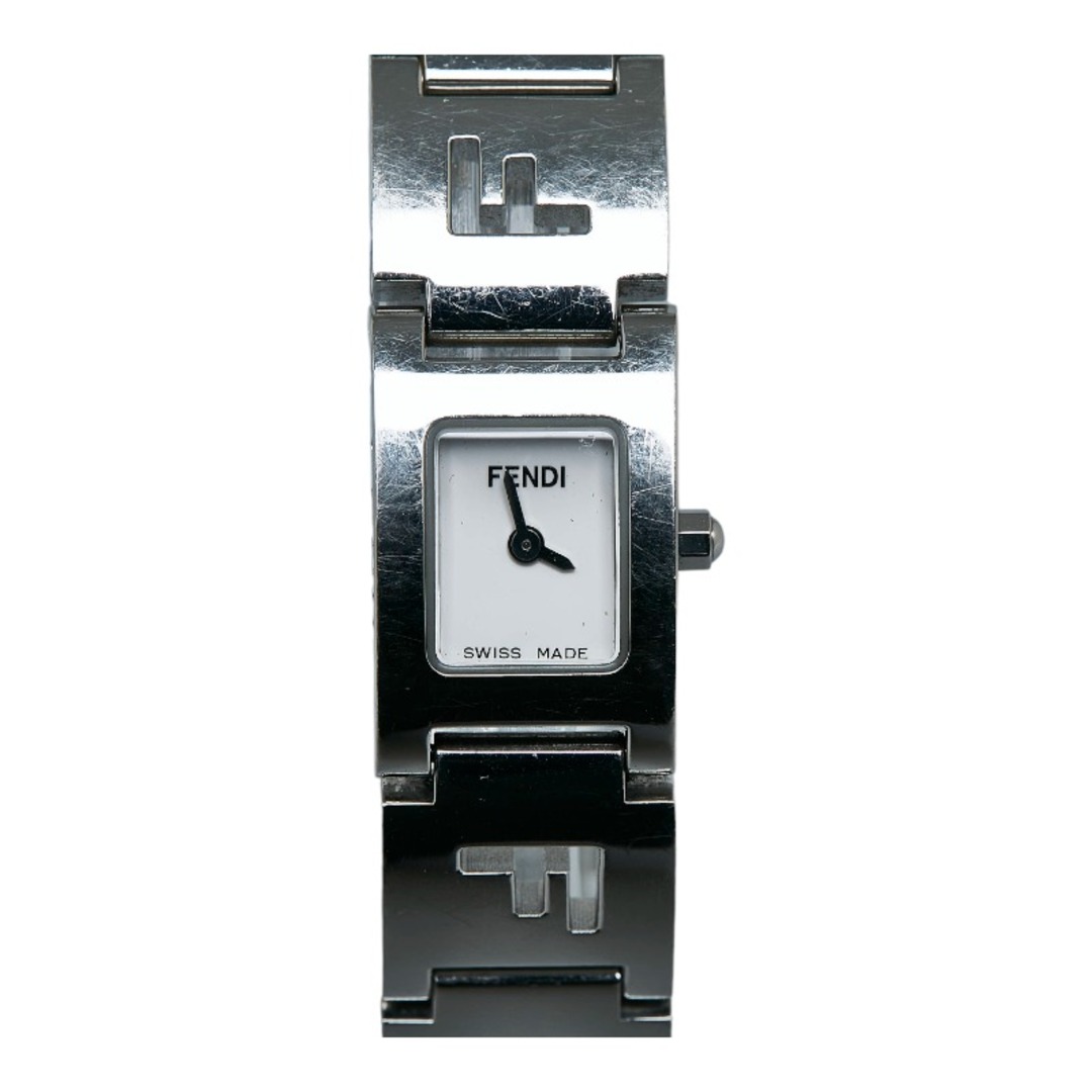フェンディ ステラ 腕時計 3150L クオーツ ホワイト文字盤 ステンレススチール レディース FENDI 【1-0089153】