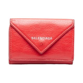 バレンシアガ(Balenciaga)のバレンシアガ ペーパーミニウォレット 三つ折り財布 コンパクトウォレット 391446 レザー レディース BALENCIAGA 【1-0116976】(財布)