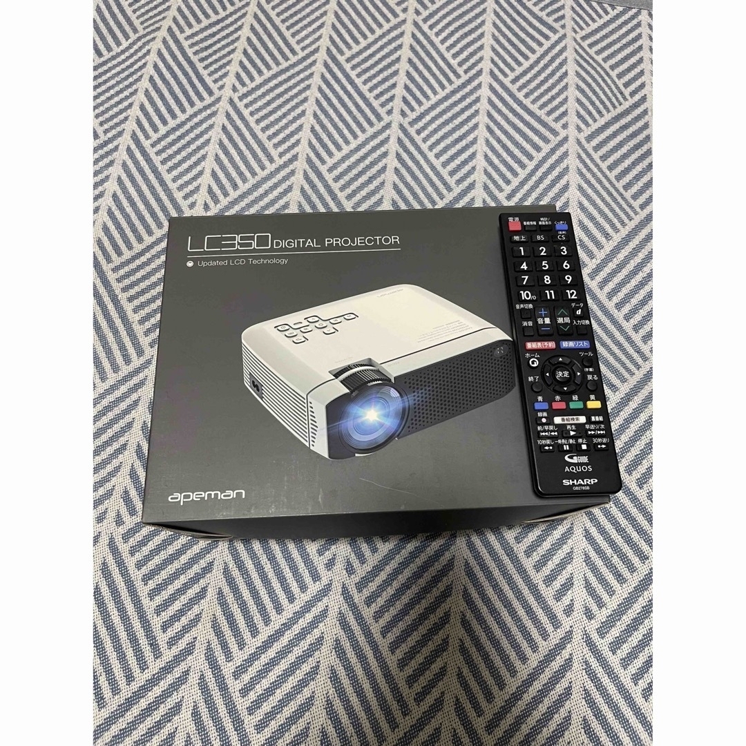 プロジェクター  digital projector lc350 スマホ/家電/カメラのテレビ/映像機器(プロジェクター)の商品写真