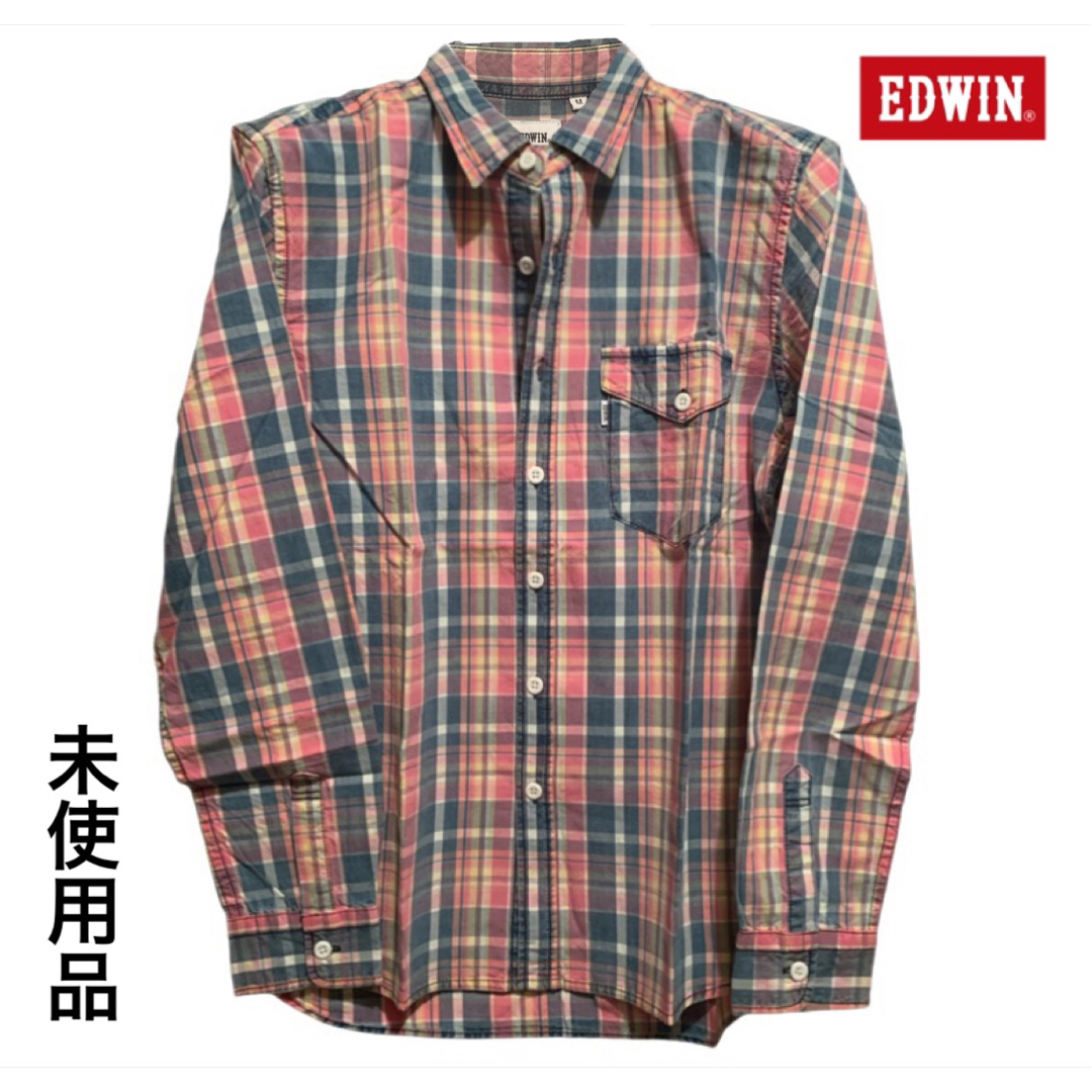 EDWIN(エドウィン)のEDWIN  チェックシャツ  アメカジ  未使用品 メンズのトップス(シャツ)の商品写真