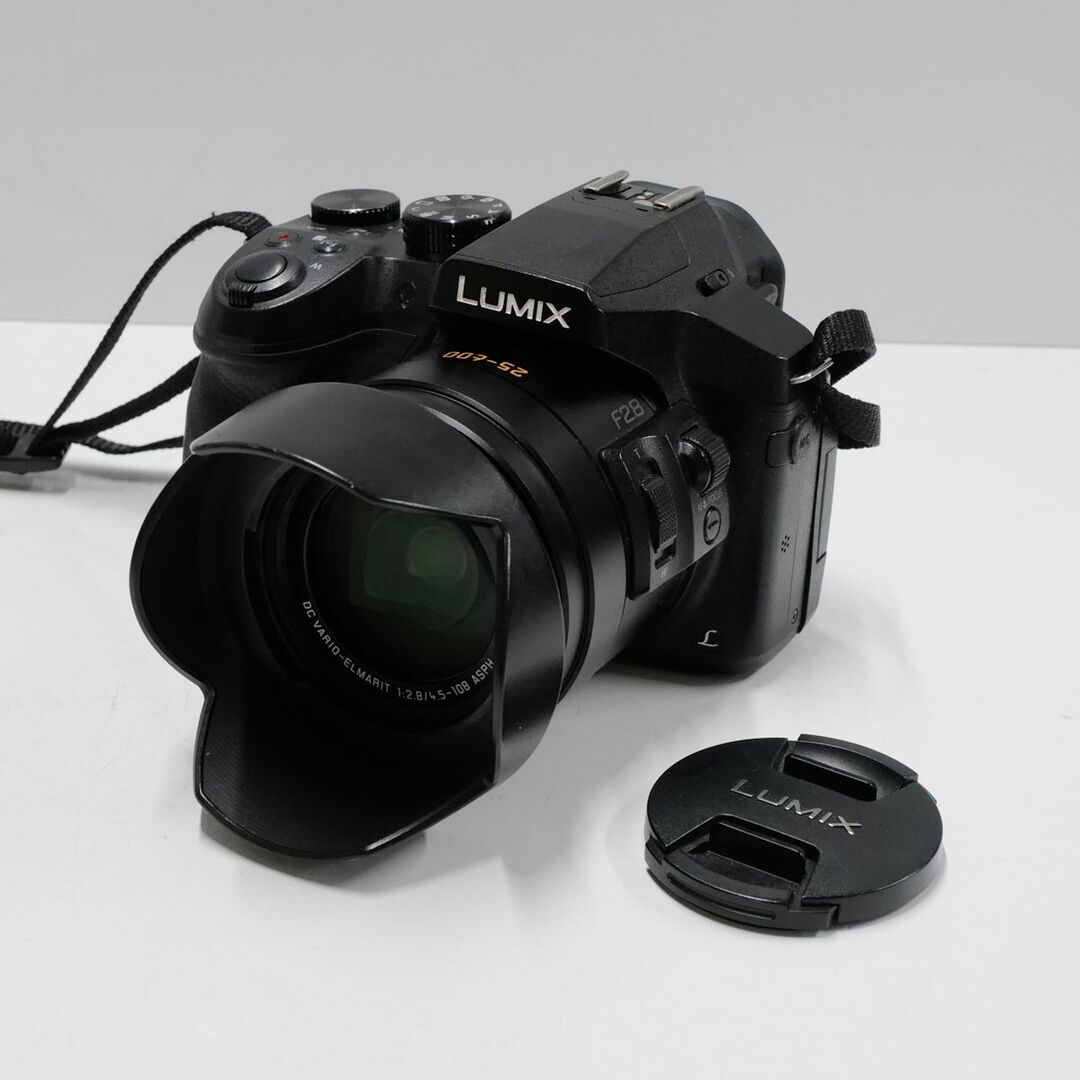 Panasonic LUMIX DMC-FZ300 USED美品 デジタルカメラ 本体＋バッテリー F2.8 光学24倍ズーム 4K 完動品  CP4023