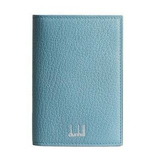 ダンヒル(Dunhill)のDUNHILL ダンヒル 折り財布 カードケース 水色 スカイブルー(財布)