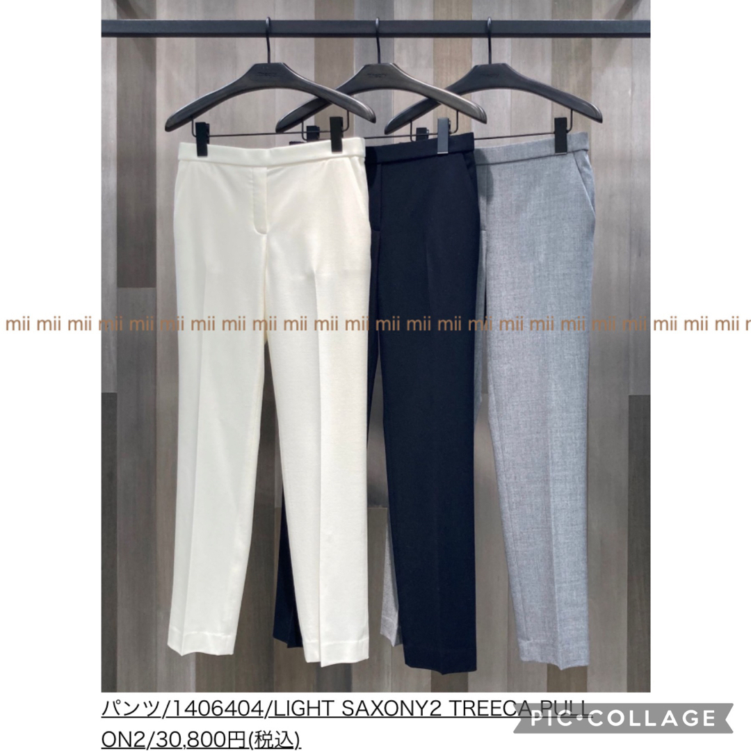 ✤2022FW Theory セオリー LIGHT SAXONY プルオンパンツなし