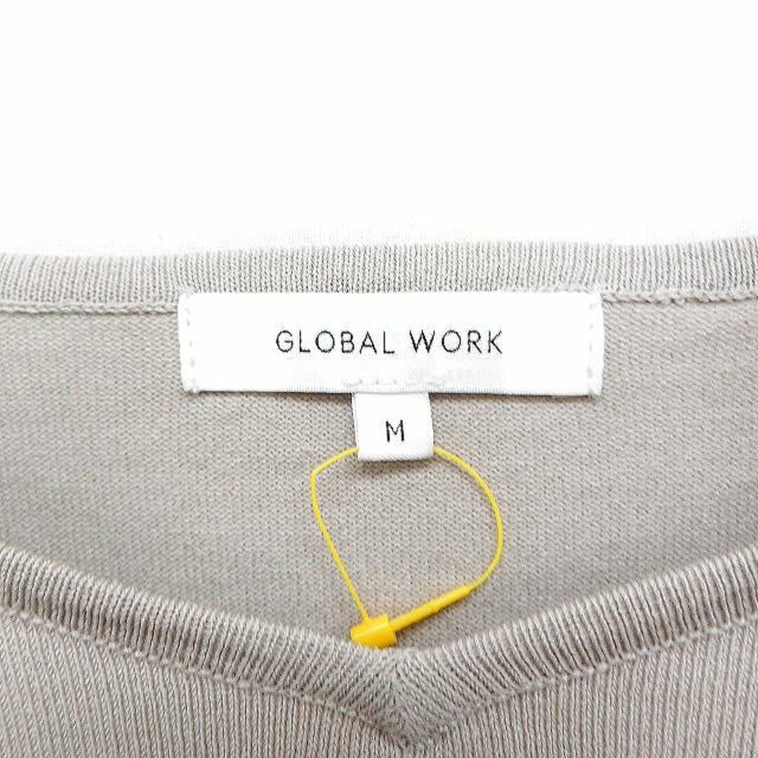 GLOBAL WORK(グローバルワーク)のグローバルワーク GLOBAL WORK Vネック ニット セーター グレー 灰 レディースのトップス(ニット/セーター)の商品写真