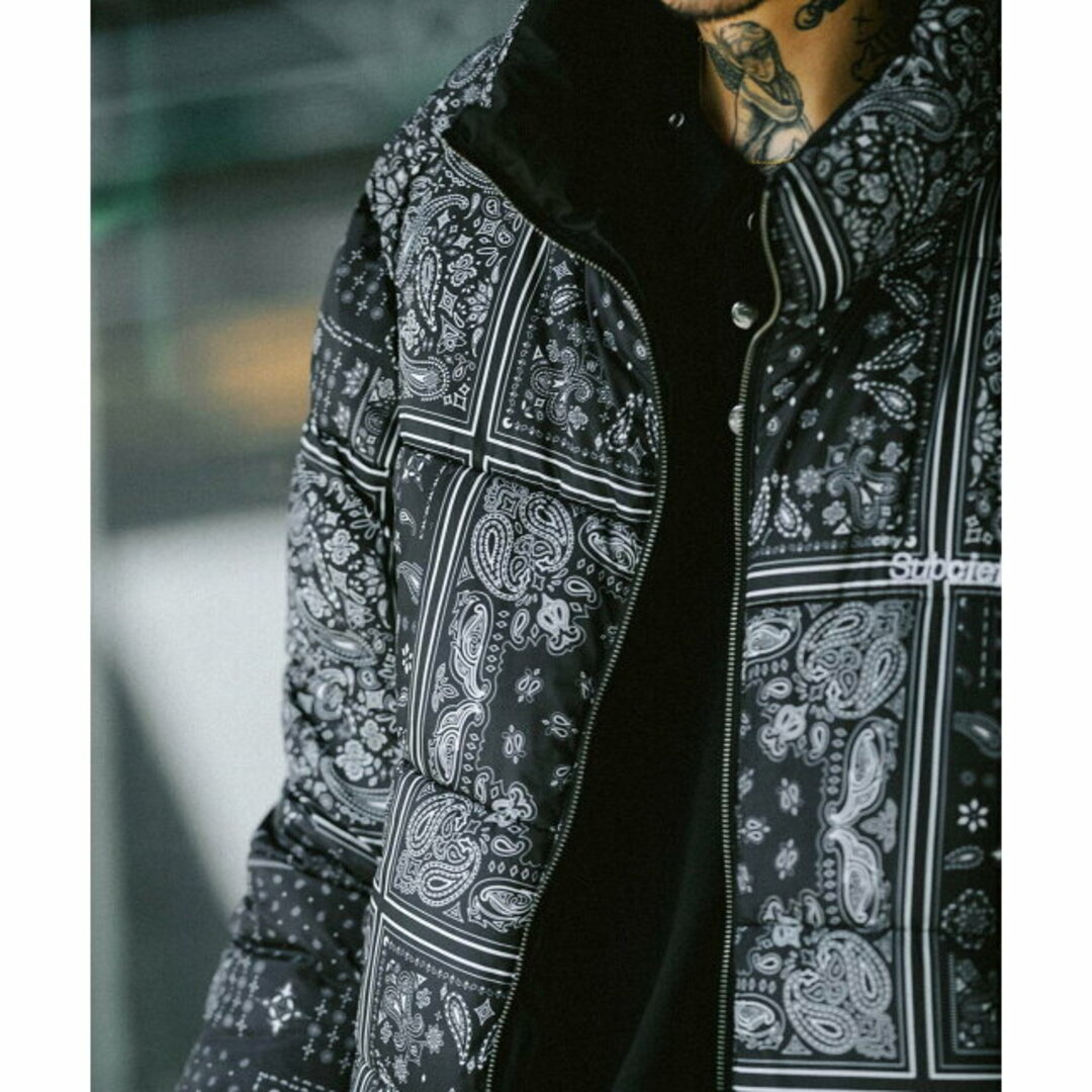 Subciety(サブサエティ)の【BLACK】【MEDIUM】PATTERNED PADDED JKT その他のその他(その他)の商品写真