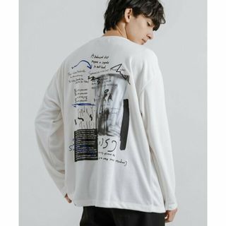 ロッキーモンロー(Rocky Monroe)の【B02.Oﾎﾜｲﾄ】綿タッチダンボール アートプリントロンT(カットソー(長袖/七分))