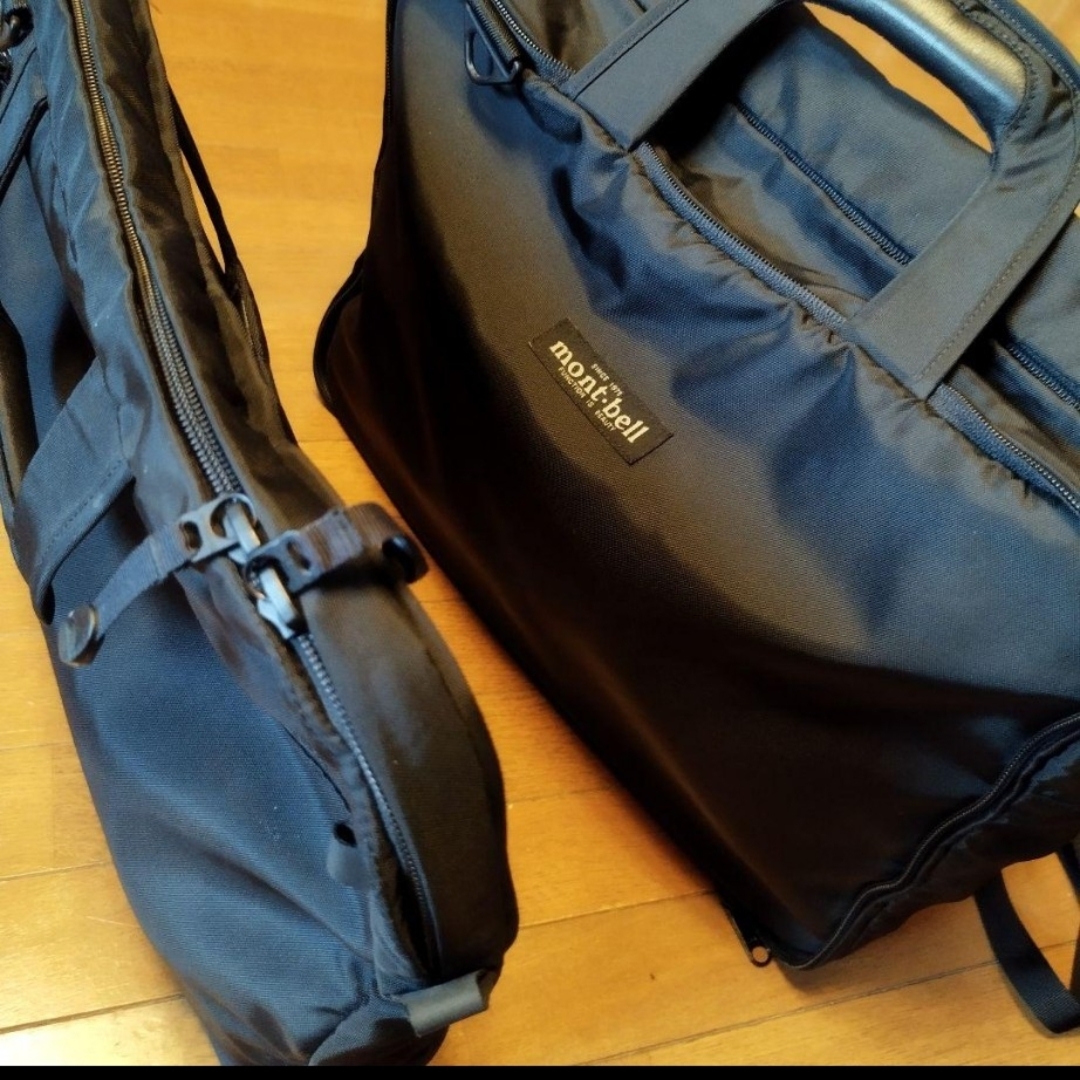 mont-bell　トラベルバッグ＆ビジネスバッグ　2分割多機能バッグ メンズのバッグ(ビジネスバッグ)の商品写真