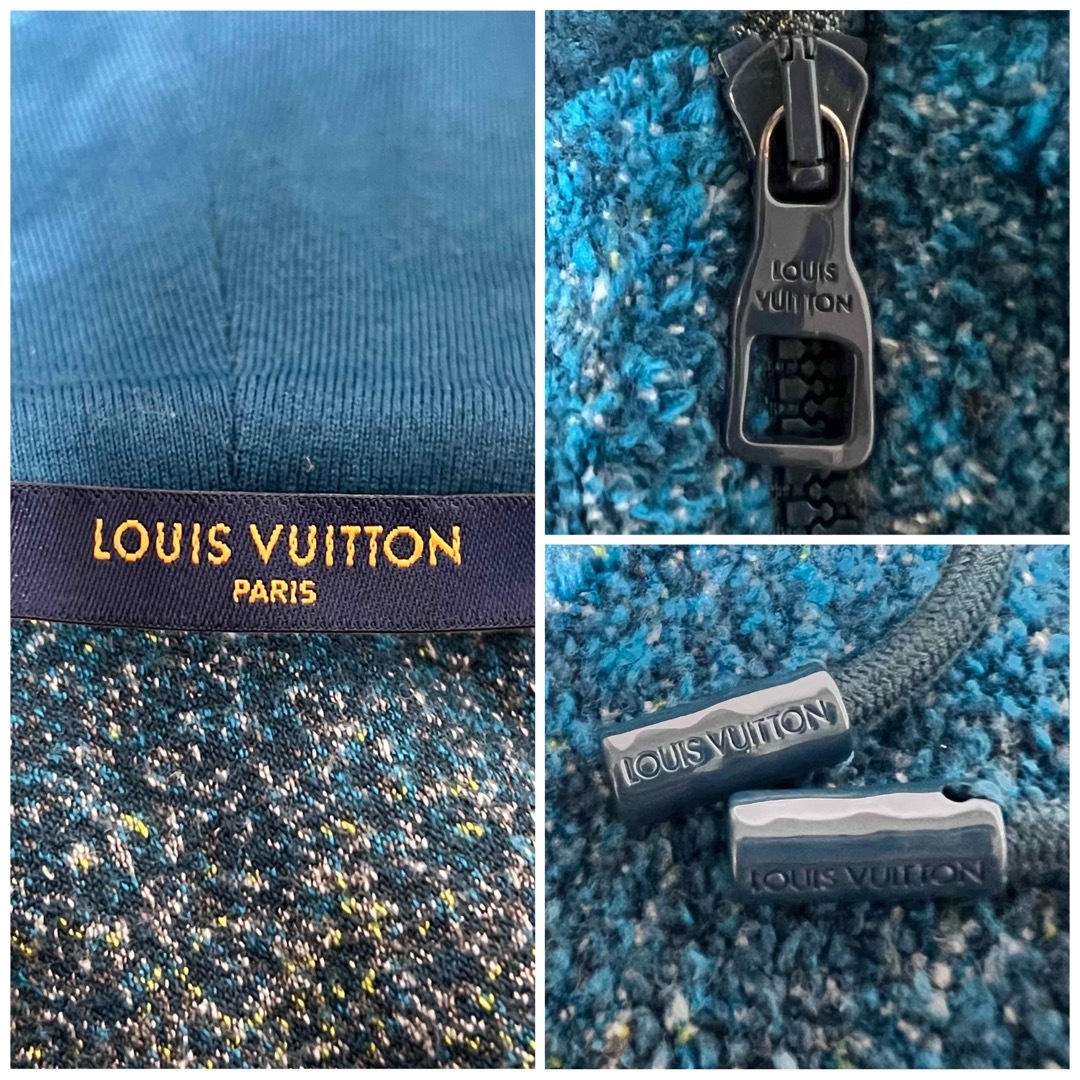 LOUIS VUITTON(ルイヴィトン)のtacos様専用ルイヴィトン エンブロイダードジップスルーフーディ パーカー グ メンズのトップス(パーカー)の商品写真