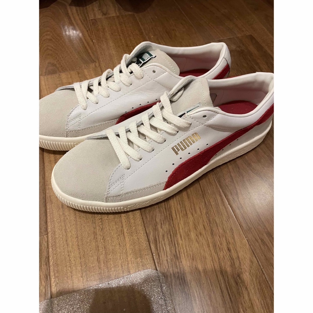 プーマ　PUMA BASKET VTG 本革　赤　レザー