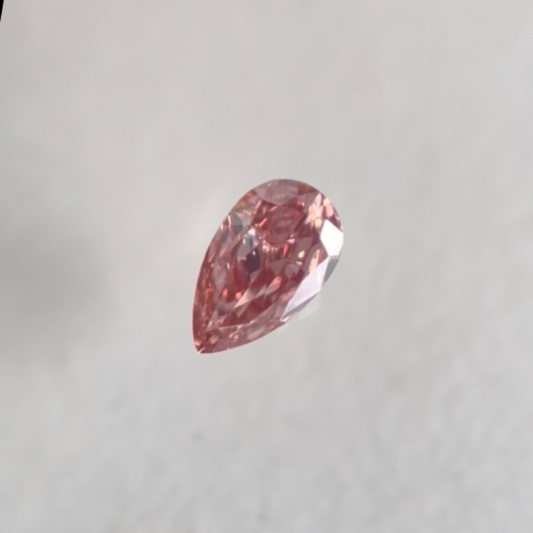 0.113ct VS-1 天然ピンクダイヤ FANCY INTENSE PINK