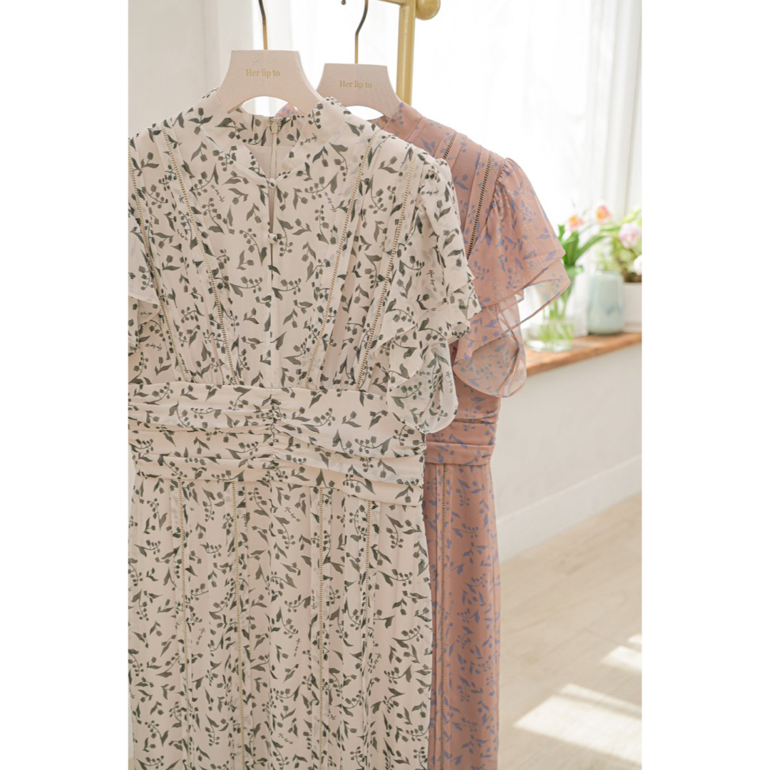 Her lip to - herlipto 💚muguet printed romantic dressの通販 by ...