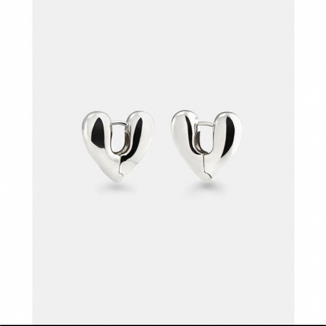 ANNIKA INEZ ハートフープピアス シルバー | www.innoveering.net