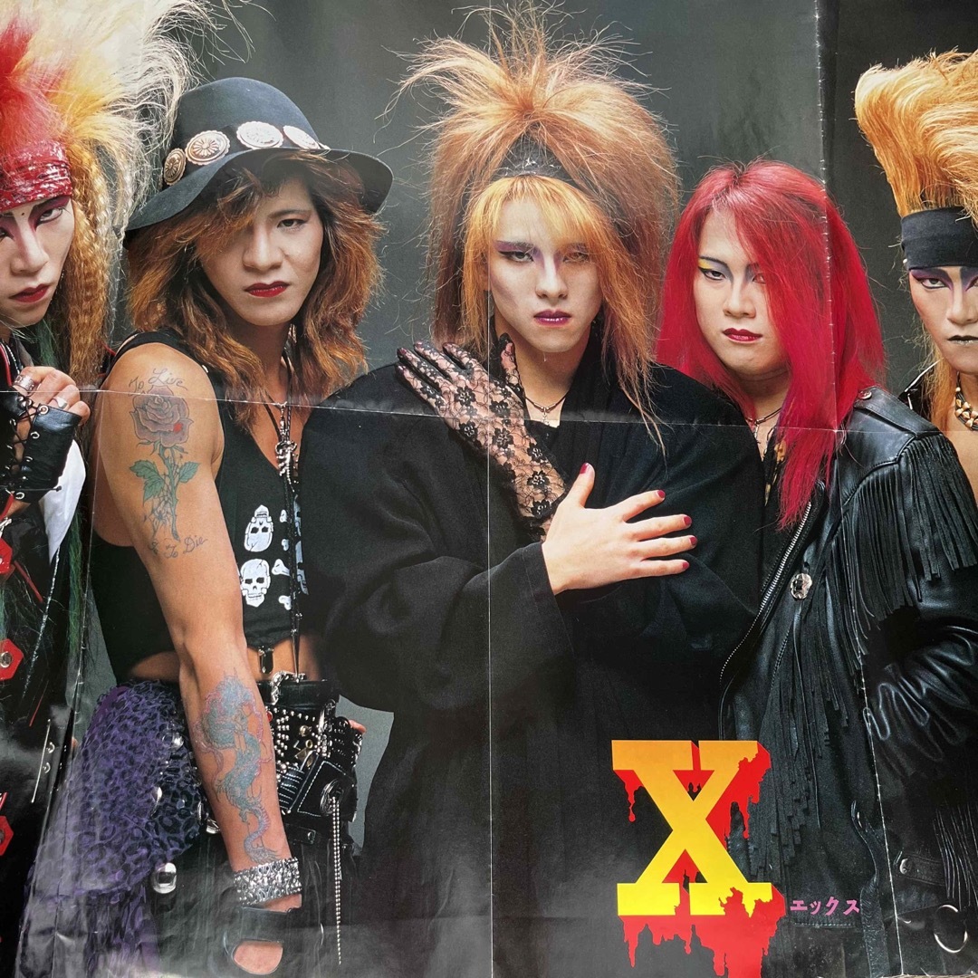 X JAPAN ポスター　SMAPポスター　明星　YOSHIKI