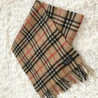 バーバリー(BURBERRY)の【Burberrys】ノバチェック　カシミヤ100% マフラー　バーバリー(マフラー/ショール)