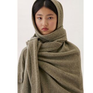 LEMAIRE - LEMAIRE (ルメール) WRAP SCARF BLACKの通販 by ぽこまま's
