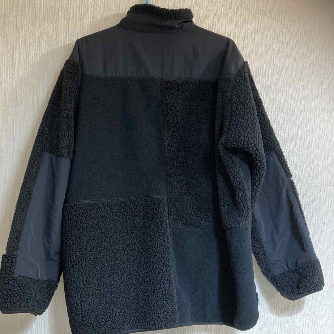 古着屋michanメンズユニクロ Engineered Garments（L）ボアブルゾン　ブラック