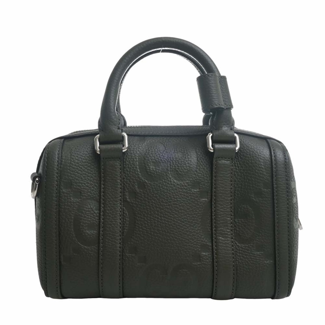 Gucci - 【中古】Gucci グッチ ジャンボGG レザー ミニ ダッフルバッグ