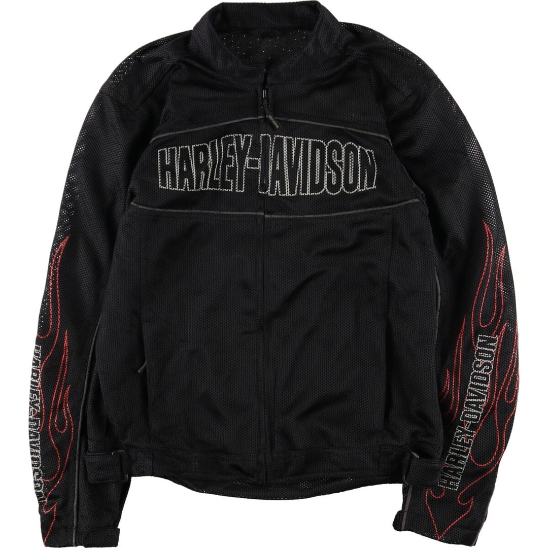 Harley Davidson(ハーレーダビッドソン)の古着 ハーレーダビッドソン Harley-Davidson 両面プリント メッシュ レーシングジャケット メンズL /eaa372215 メンズのジャケット/アウター(その他)の商品写真