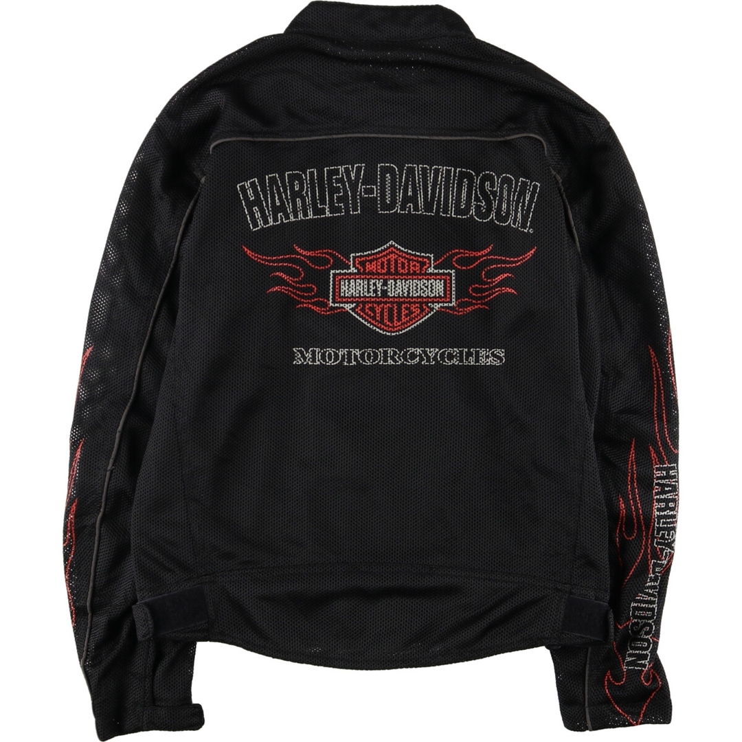 Harley Davidson(ハーレーダビッドソン)の古着 ハーレーダビッドソン Harley-Davidson 両面プリント メッシュ レーシングジャケット メンズL /eaa372215 メンズのジャケット/アウター(その他)の商品写真