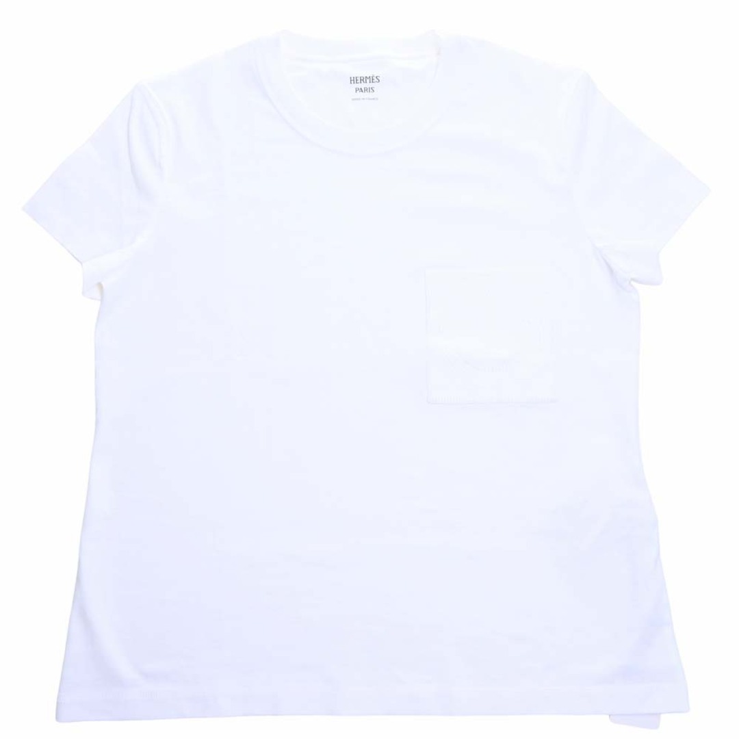 HERMES エルメス コットン 半袖 Tシャツ #36 - ホワイト by