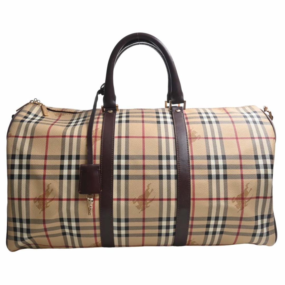 BURBERRY - 【中古】BURBERRY バーバリー レザー チェック柄 2WAY ...