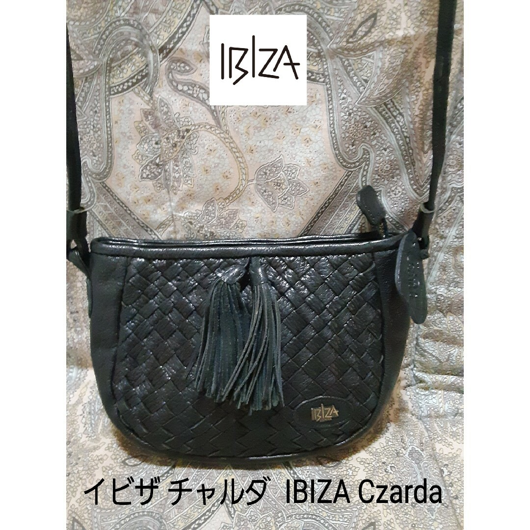 IBIZA - イビザ チャルダ IBIZA Czarda 本革/斜め掛けショルダーバッグ ...