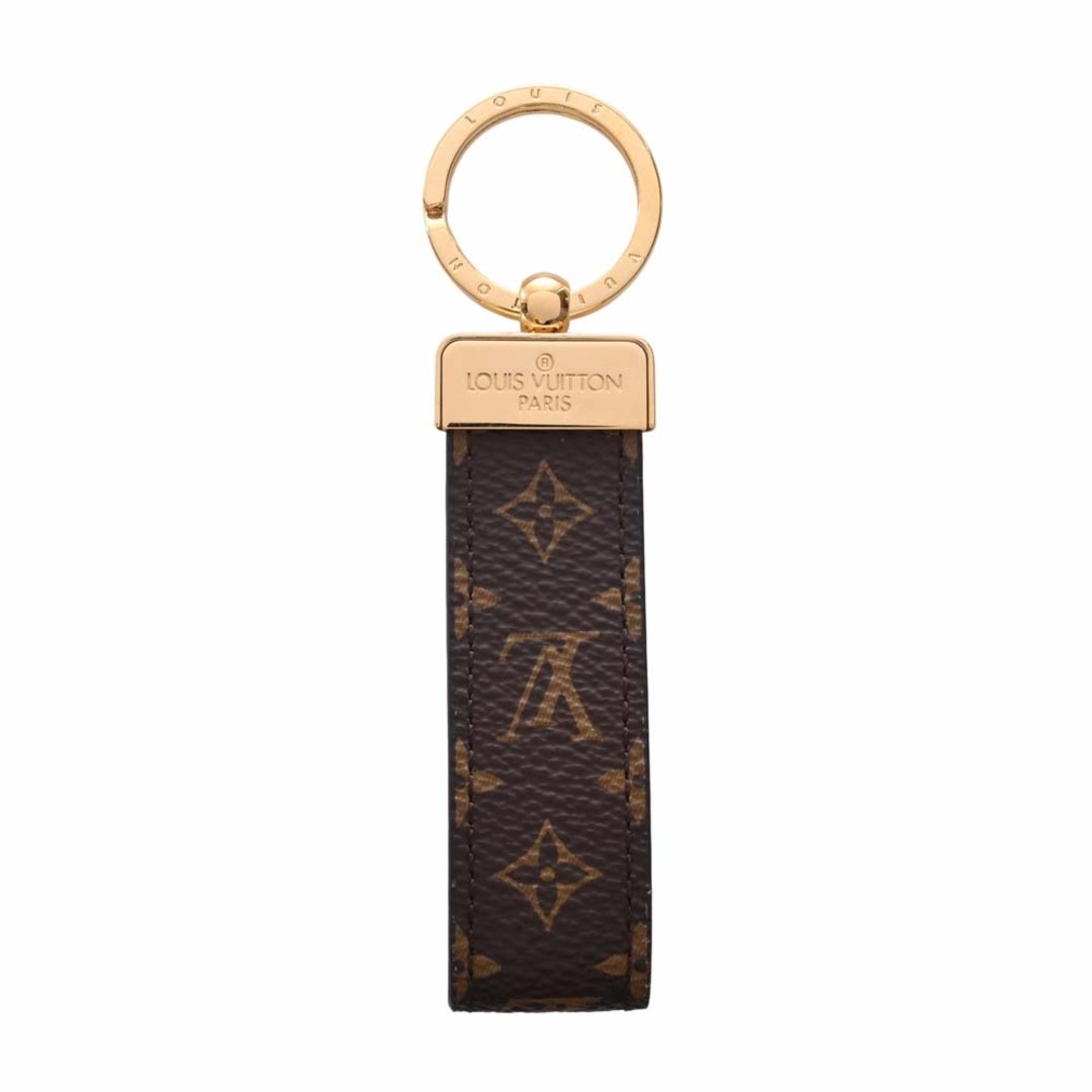 【中古】LOUIS VUITTON ルイヴィトン モノグラム ドラゴンヌ キーホルダー キーリング M65221 ブラウン by | フリマアプリ ラクマ