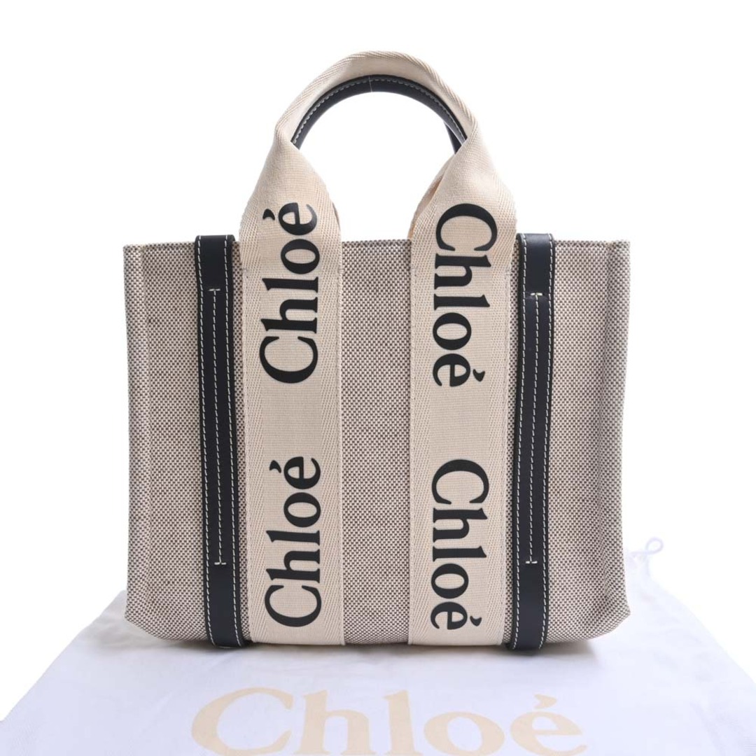 Chloe - 【中古】Chloe クロエ キャンバス レザー ウッディ woody