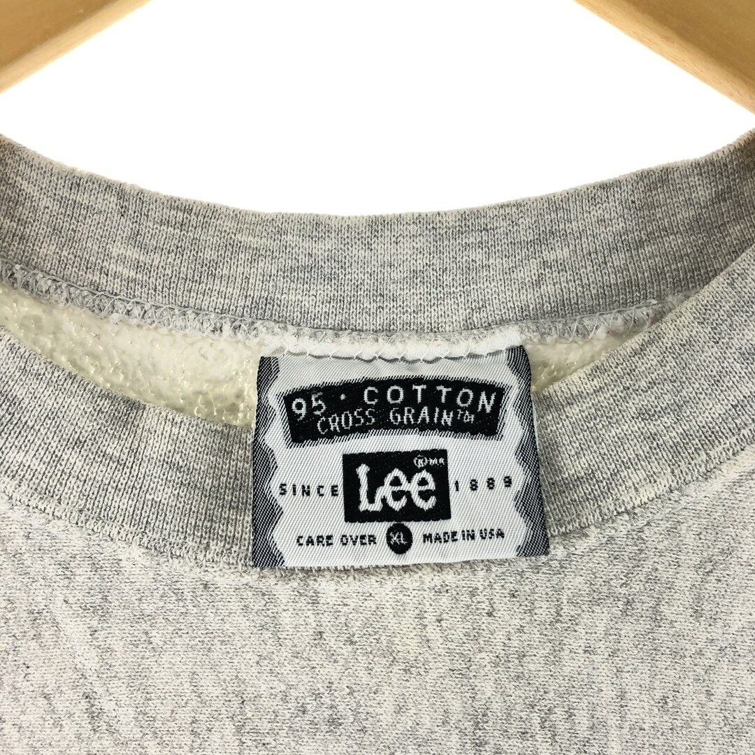 Lee(リー)の古着 90年代 リー Lee リバースウィーブタイプ スウェットシャツ トレーナー USA製 メンズL /eaa372705 メンズのトップス(スウェット)の商品写真