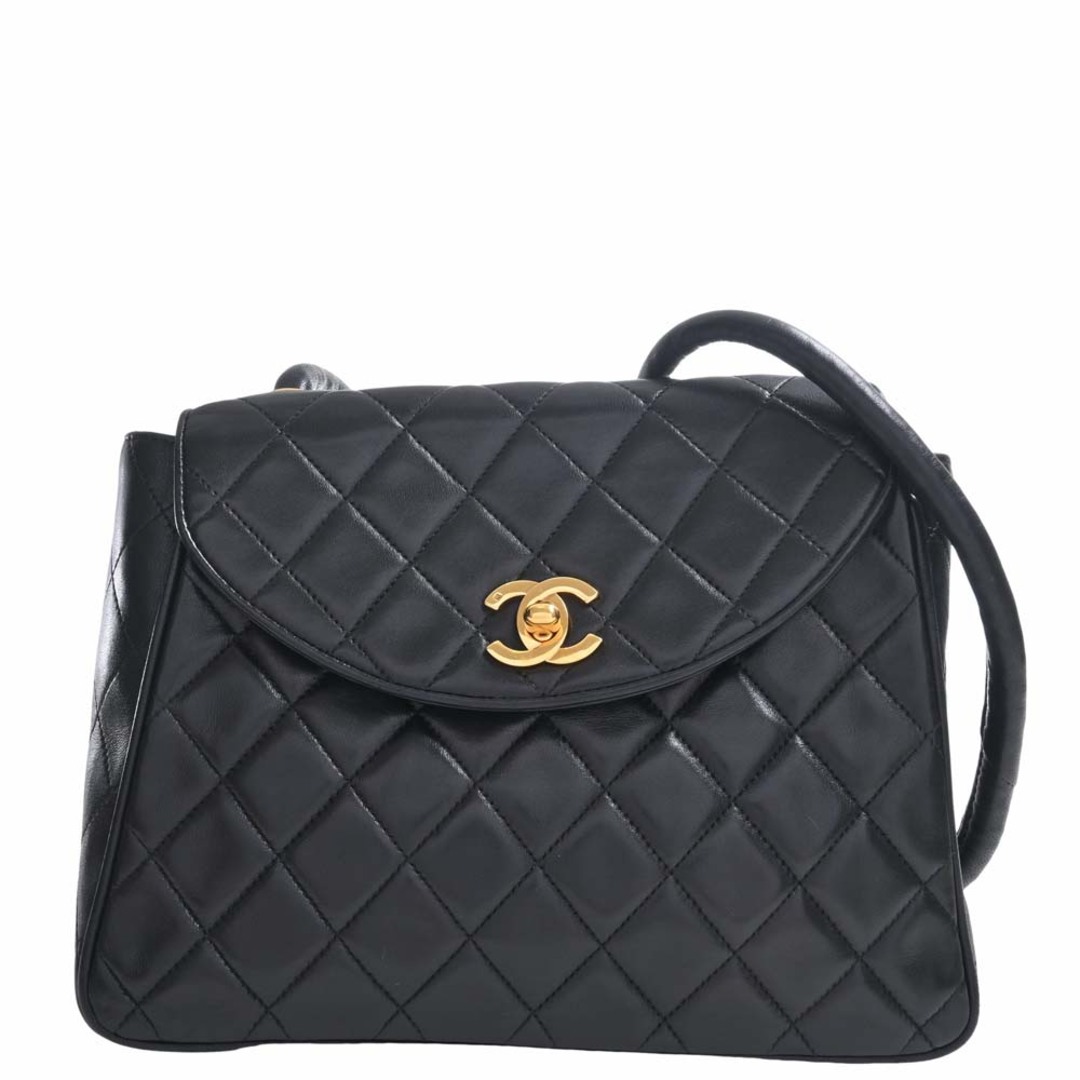 CHANEL - 【中古】CHANEL シャネル ラムスキン マトラッセ ココマーク