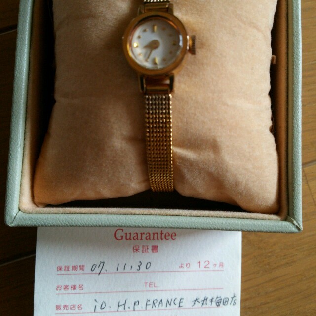 H.P.FRANCE(アッシュペーフランス)のくろさん専用❗H.P.FRANCE induna 時計 レディースのファッション小物(腕時計)の商品写真