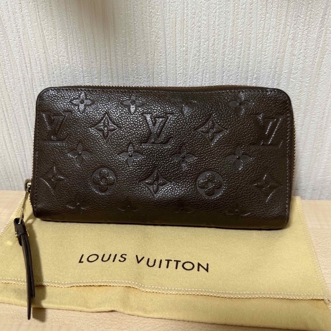 LOUIS VUITTON  ﾎﾟﾙﾄﾌｫｲﾕ•ｽｸﾚｯﾄﾛﾝ  長財布