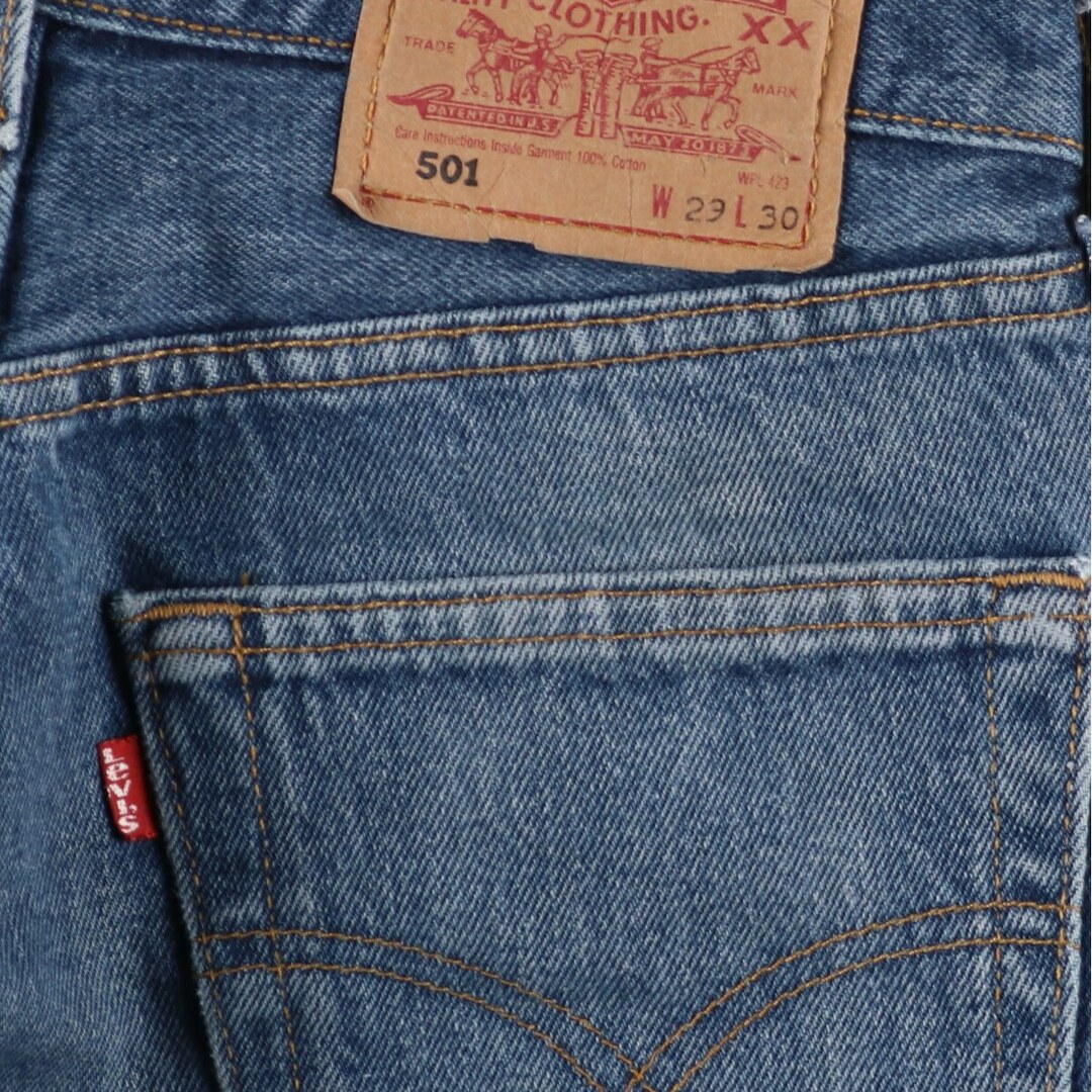 90年代 リーバイス Levi's リーバイス501 ジーンズ ストレートデニムパンツ USA製 レディースL(w28) ヴィンテージ /eaa372119 4