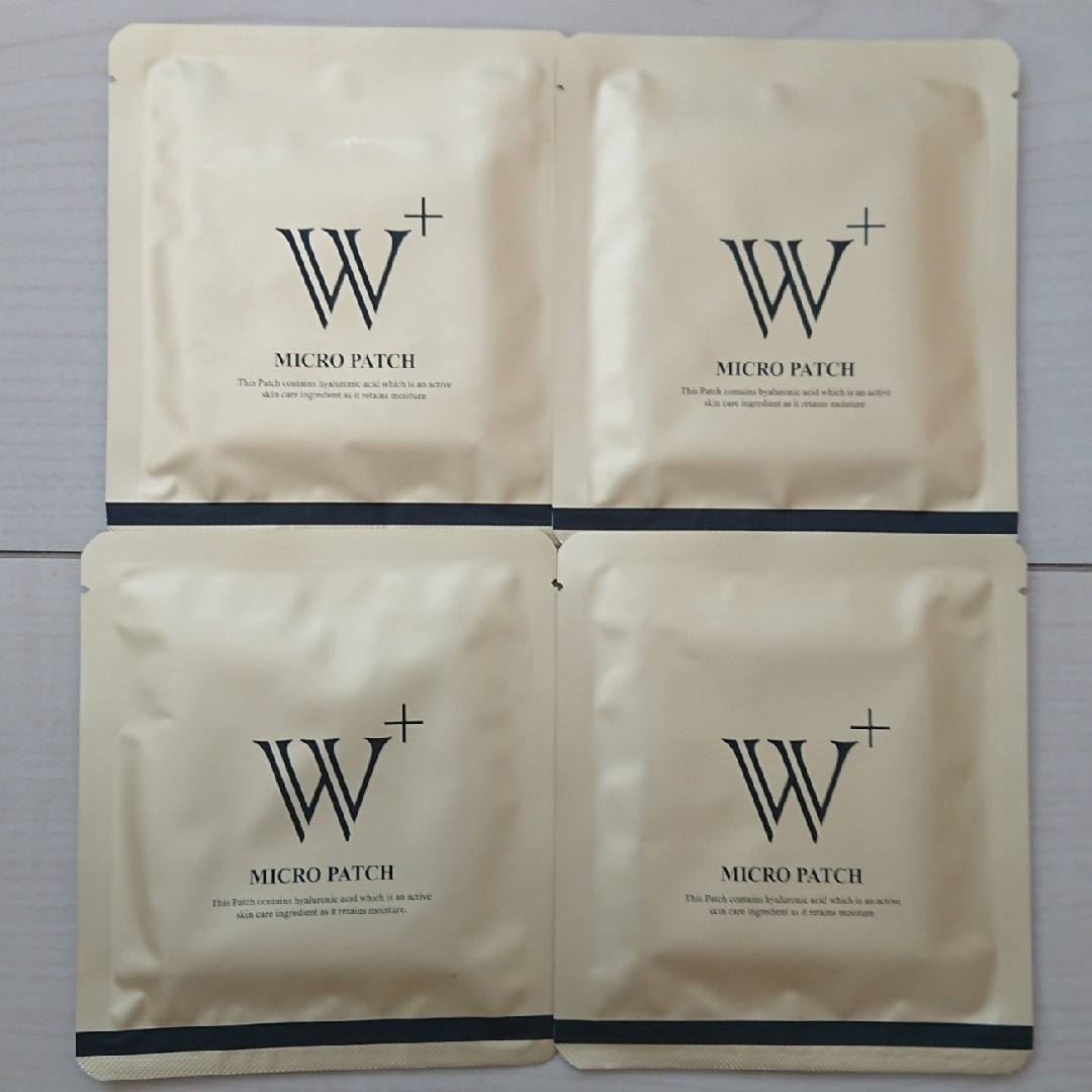 【新品】SNP  W＋マイクロニードルパッチ4袋=8パッチ コスメ/美容のスキンケア/基礎化粧品(アイケア/アイクリーム)の商品写真