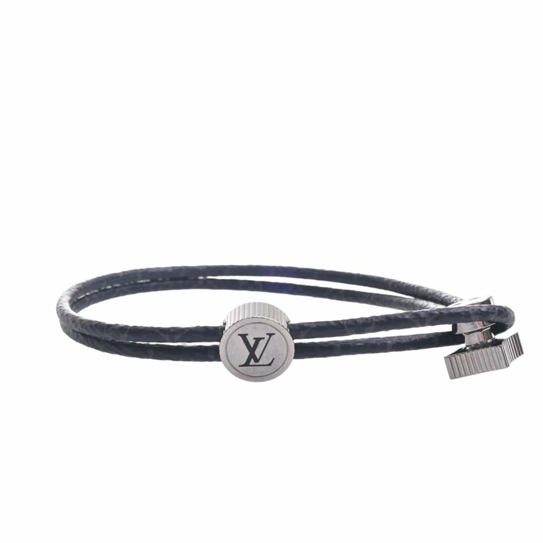 【中古】LOUIS VUITTON ルイヴィトン エクリプス キャッチ イット ブレスレット M8111 ブラック by | フリマアプリ ラクマ