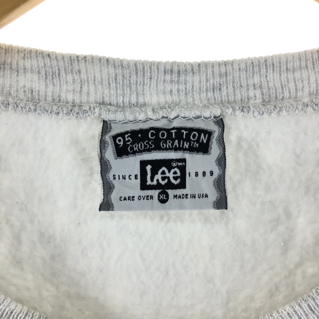 Lee(リー)の古着 90年代 リー Lee リバースウィーブタイプ スウェットシャツ トレーナー USA製 メンズXL ヴィンテージ /eaa372702 メンズのトップス(スウェット)の商品写真