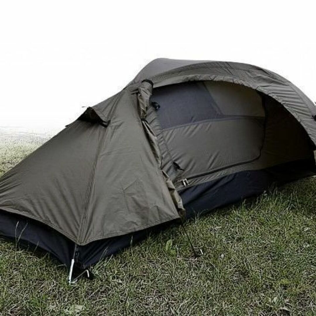 Mil-Tec ドイツ １人用テント ソロキャンプ55x115x115cm重量
