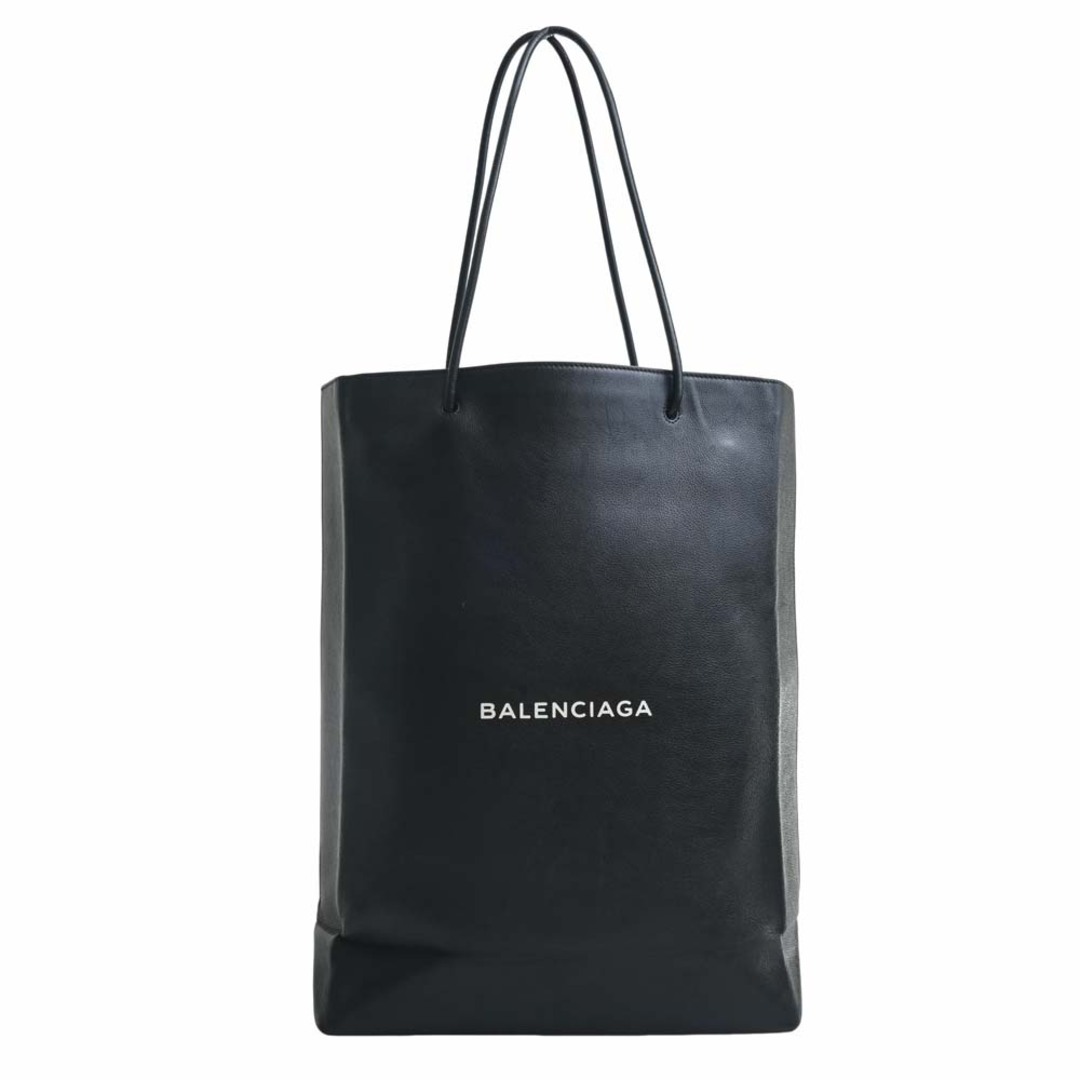 レディースBalenciaga バレンシアガ レザー ノーサウス ショッピングバッグM トートバッグ 482545 ブラック by