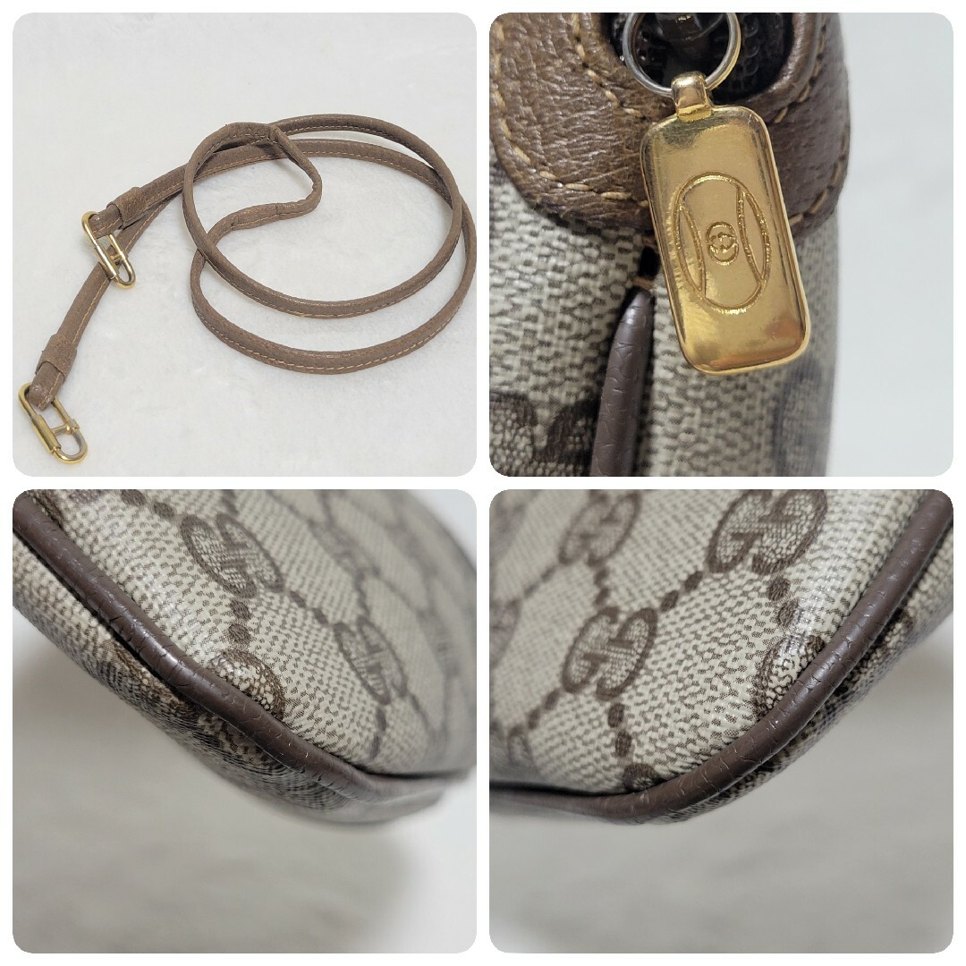 Gucci - 【極美品】オールドグッチショルダーバッグ シェリーライン GG