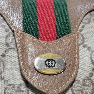 Gucci - 【極美品】オールドグッチショルダーバッグ シェリーライン GG