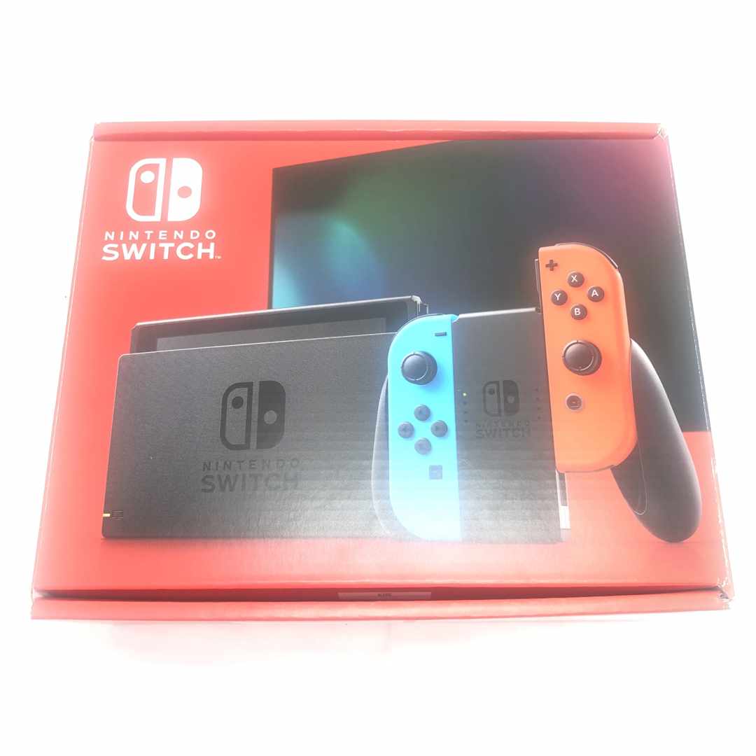 Nintendo Switch(ニンテンドースイッチ)の美品Nintendo Switch HAC-001(-01)赤青 KH RU5S エンタメ/ホビーのゲームソフト/ゲーム機本体(家庭用ゲーム機本体)の商品写真