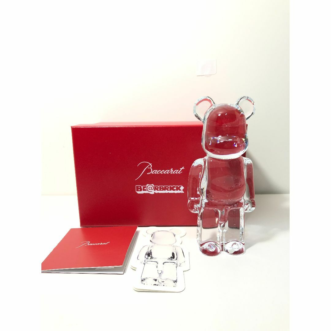 010931● Baccarat BE@RBRICK クリア ベアブリック5cm高さ