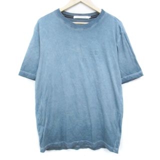 カルバンクラインジーンズ Tシャツ カットソー 半袖 M エメラルドグリーン(Tシャツ/カットソー(半袖/袖なし))