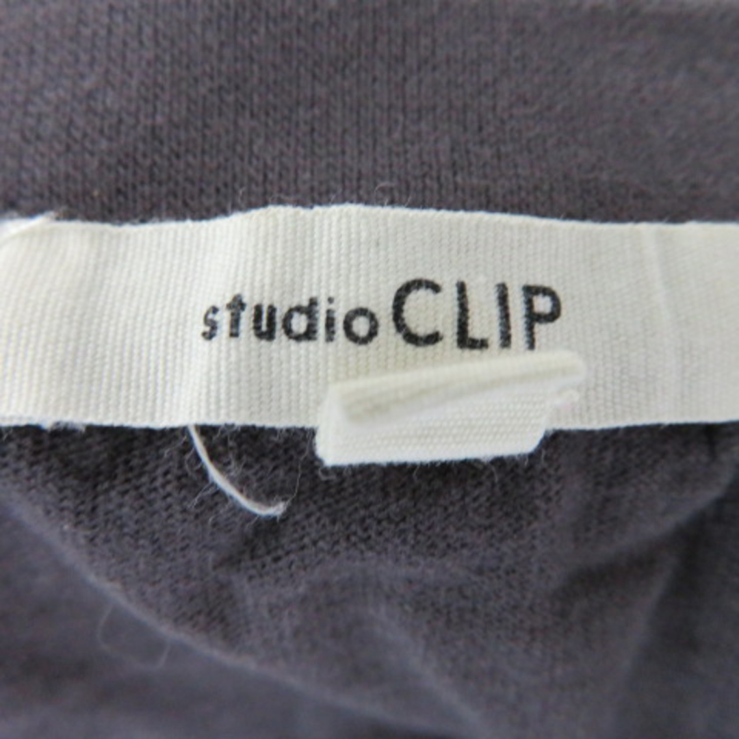 STUDIO CLIP(スタディオクリップ)のスタディオクリップ Tシャツ カットソー 半袖 プリント L ダークブラウン レディースのトップス(Tシャツ(半袖/袖なし))の商品写真