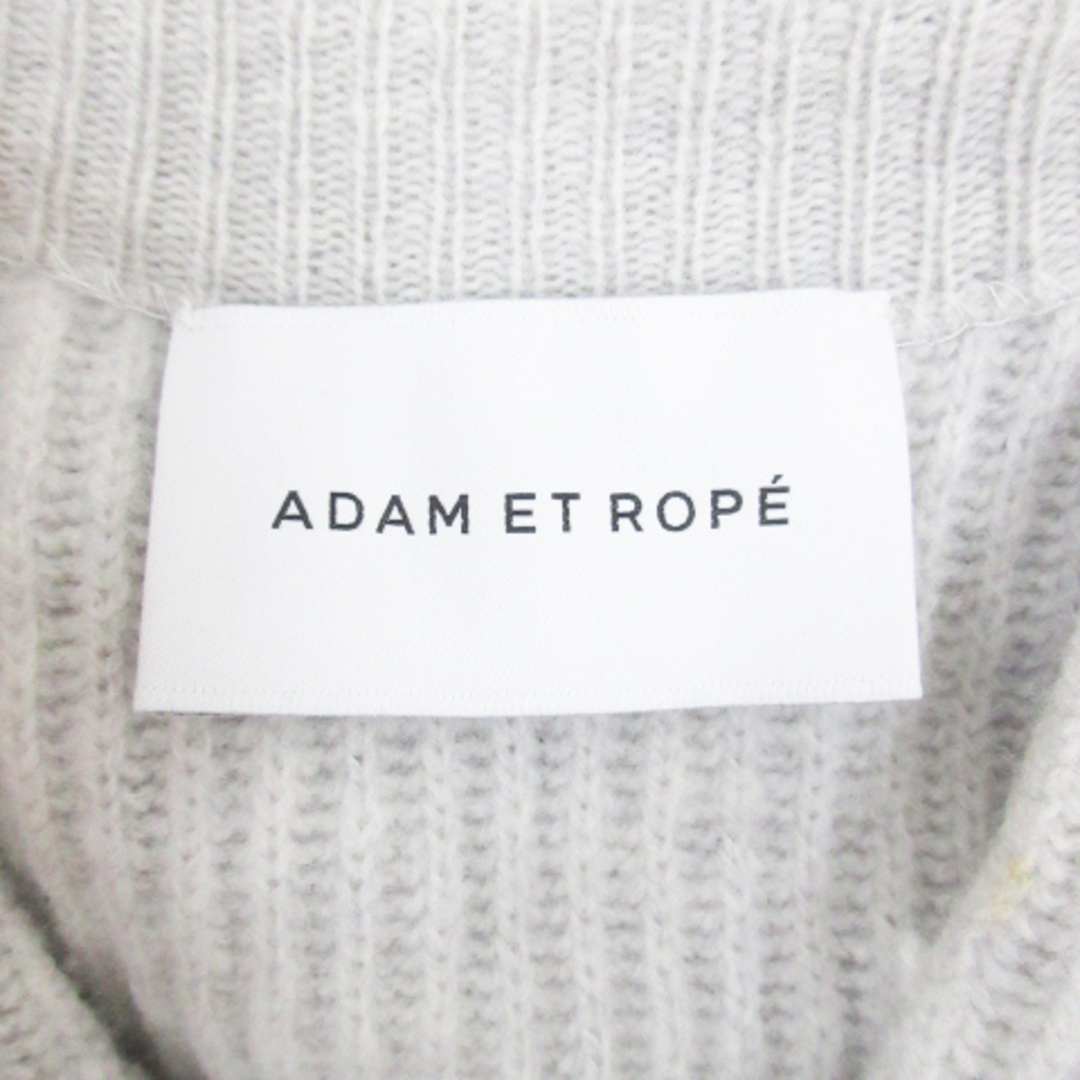 Adam et Rope'(アダムエロぺ)のアダムエロペ ニット セーター 長袖 ドルマンスリーブ Vネック F 杢グレー レディースのトップス(ニット/セーター)の商品写真