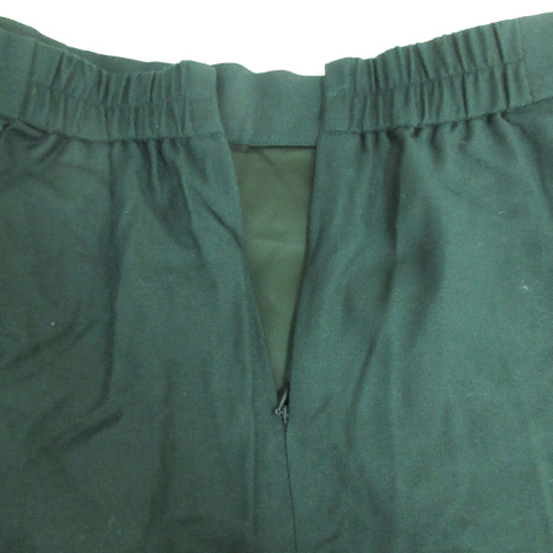 anySiS(エニィスィス)のエニィスィス エニシス フレアスカート ミモレ丈 ウール 切替 レース 3 緑 レディースのスカート(ひざ丈スカート)の商品写真