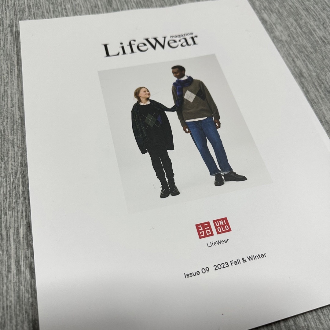 UNIQLO(ユニクロ)の2023 AW ユニクロ　UNIQLOカタログ LifeWear イチロー エンタメ/ホビーの本(ファッション/美容)の商品写真