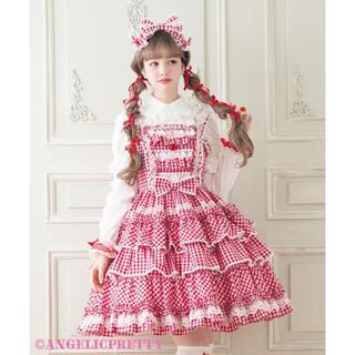 アンジェリックプリティー(Angelic Pretty)のPrettyフリルジャンパースカート(ひざ丈ワンピース)